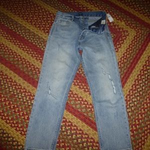 NWT Cone Denim Super High Rise Crop Straight Jeans